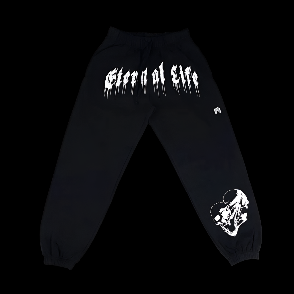 Black Baggy Gym Pants