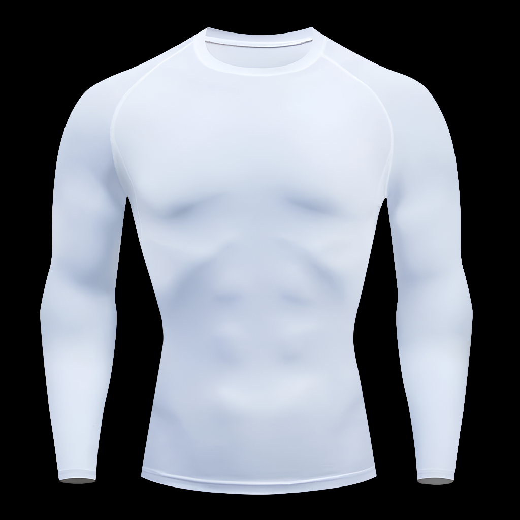 Plain Compression Shirt Long Sleeve
