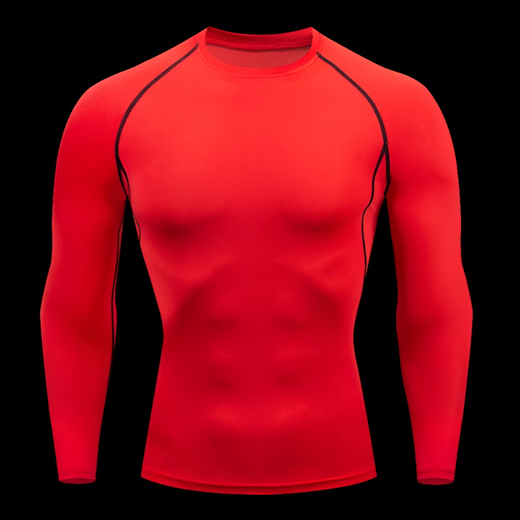 Plain Compression Shirt Long Sleeve