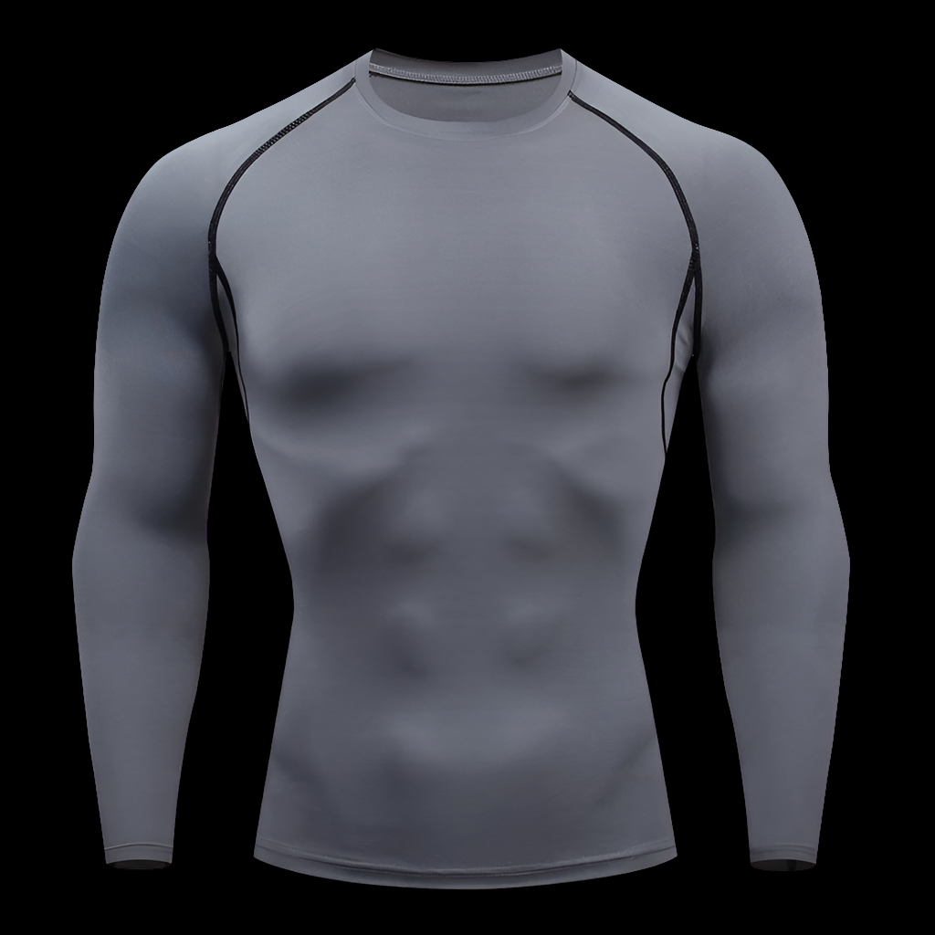 Plain Compression Shirt Long Sleeve