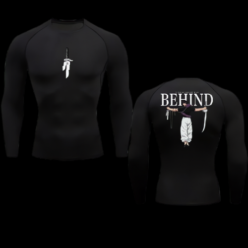 Black Toji Compression Shirt Long Sleeve