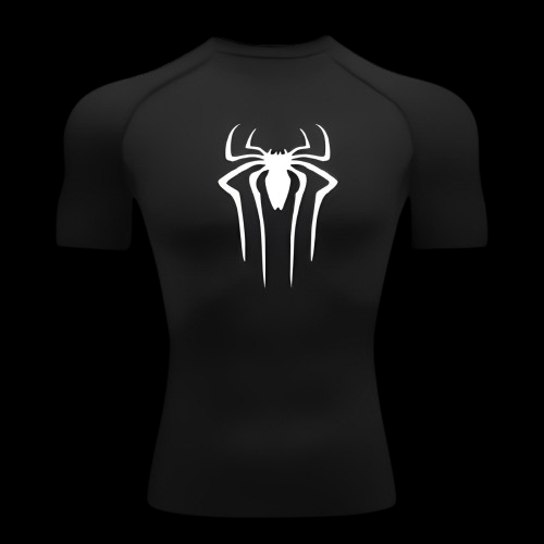Black & White Spider Compression Shirt