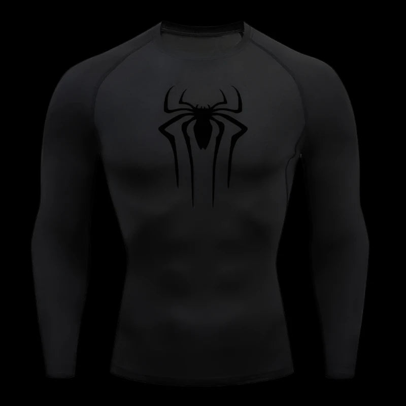 Spider Compression Shirt Long Sleeve