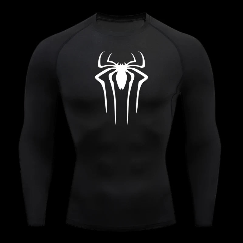Spider Compression Shirt Long Sleeve