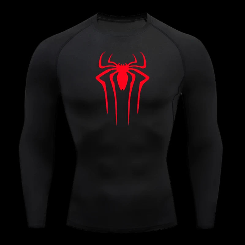Spider Compression Shirt Long Sleeve