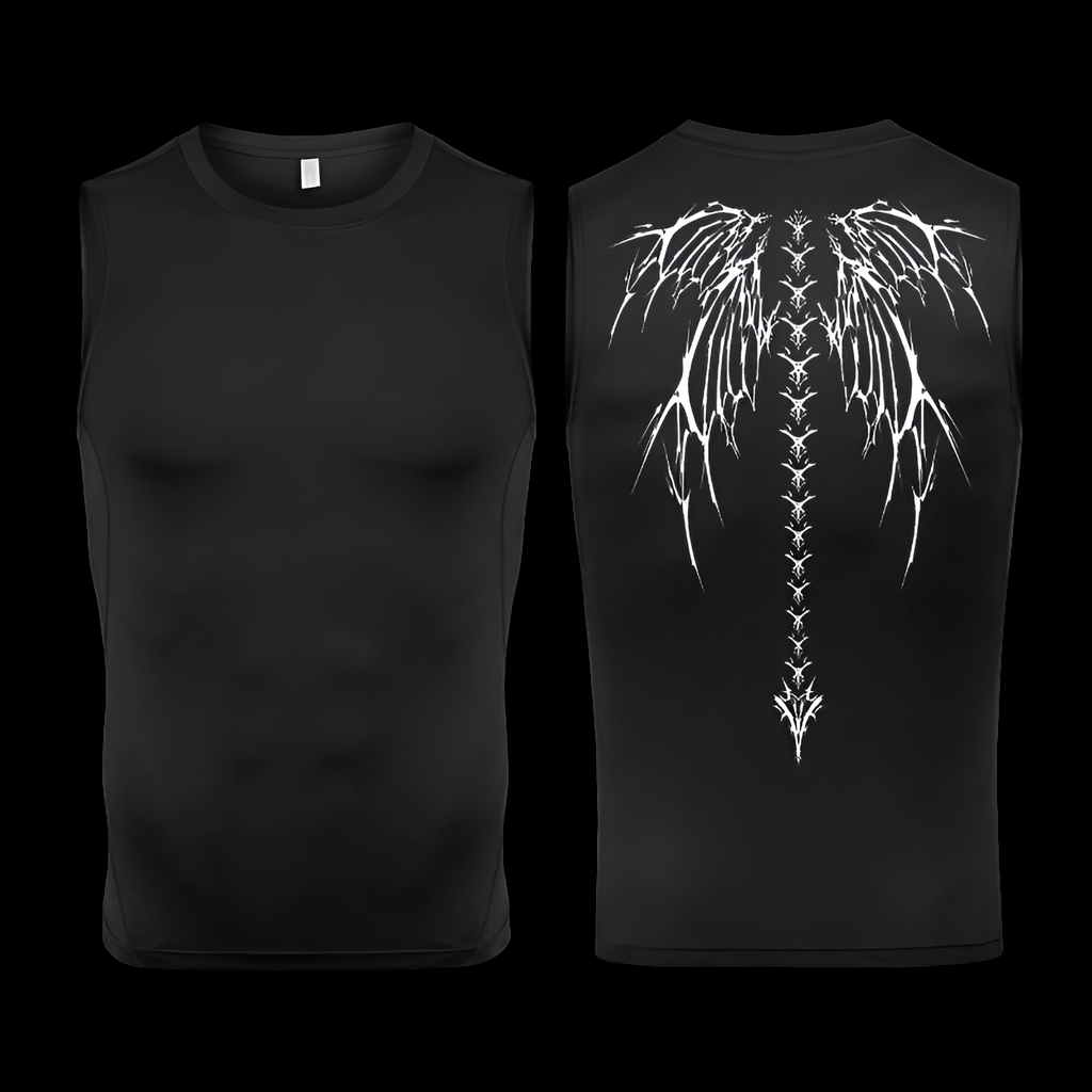Skeleton Compression Tank Top