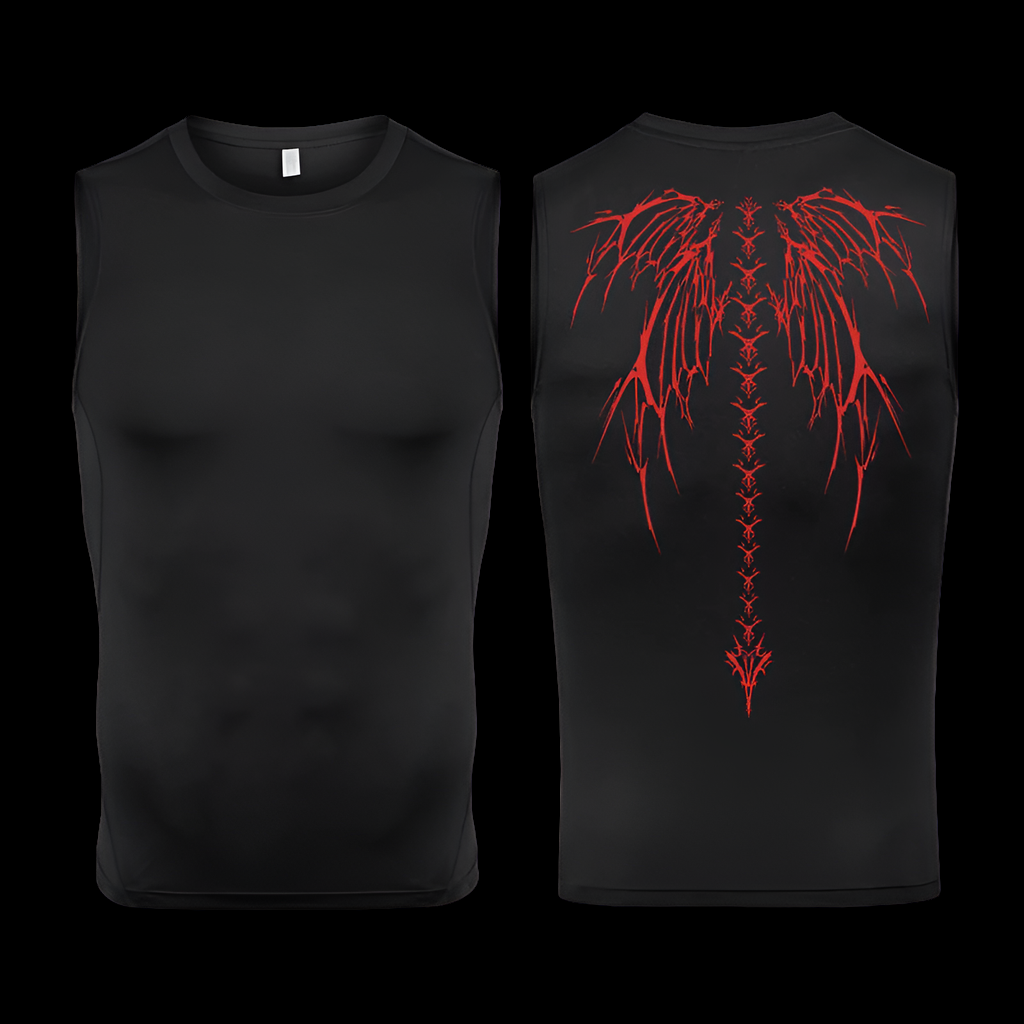 Skeleton Compression Tank Top